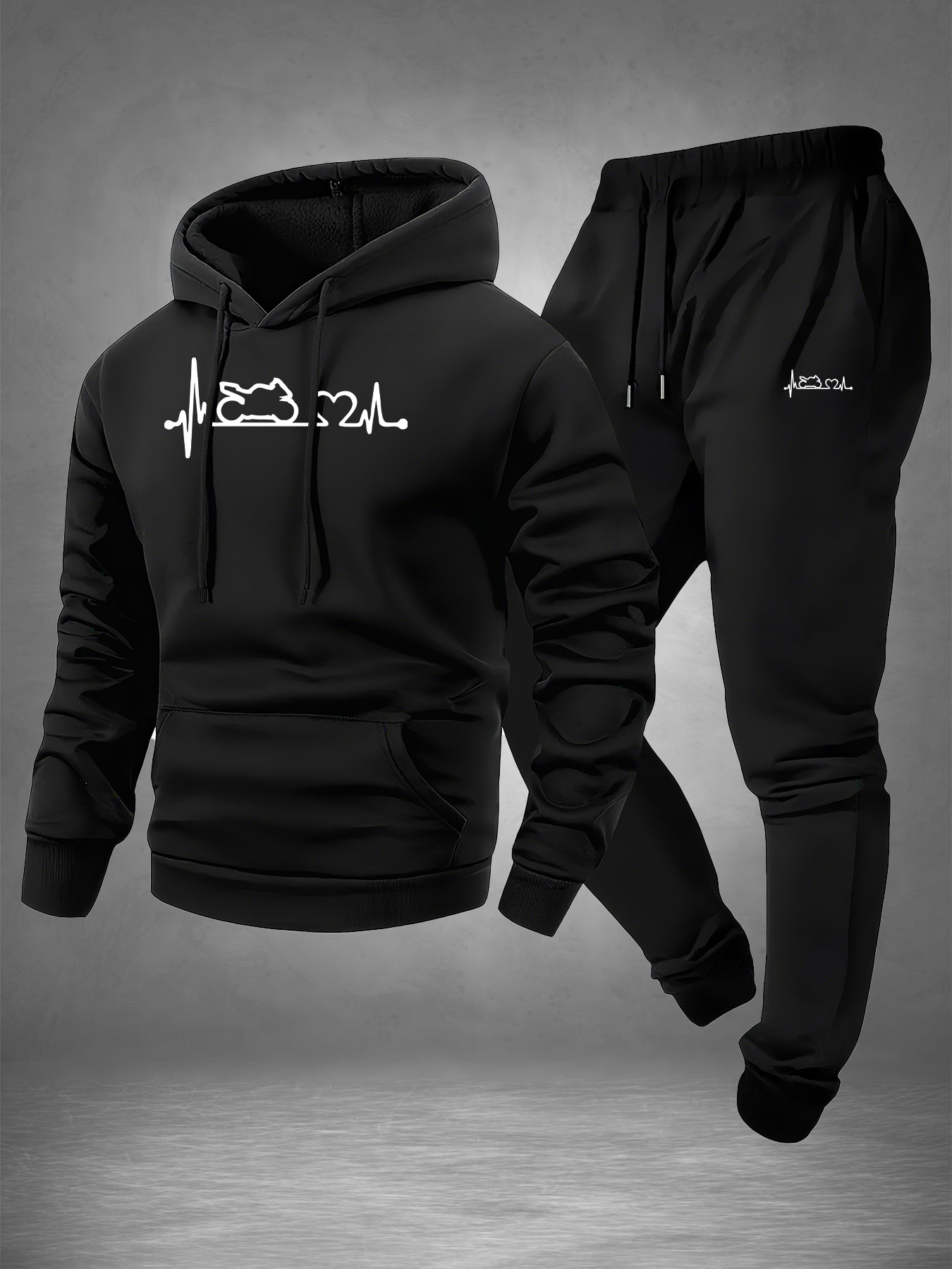 Streetwear Hoodie - Completo da uomo 2 pezzi con