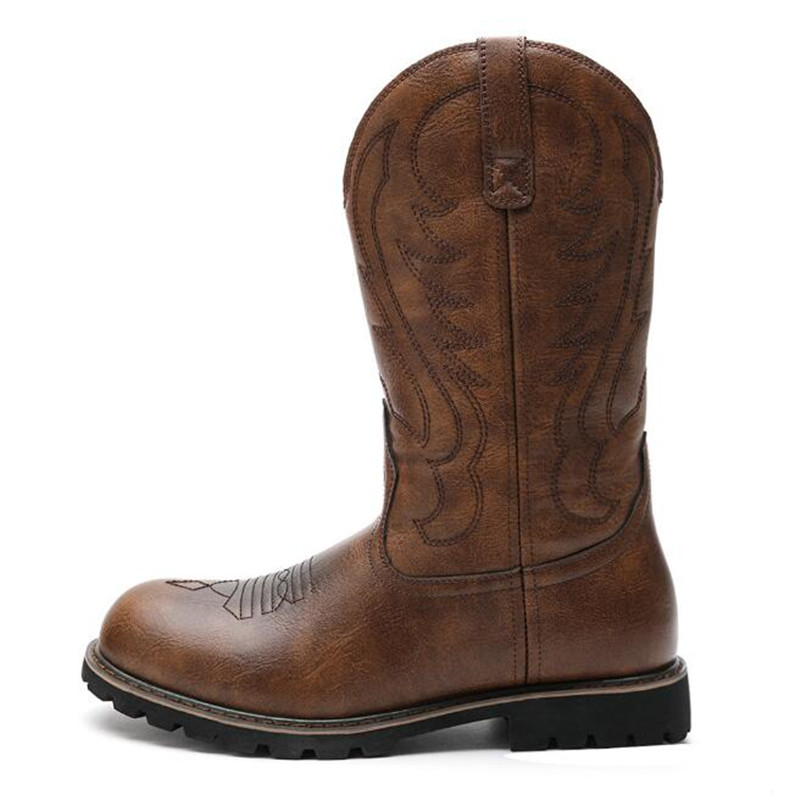 Men Fashion Vintage - Stilista Goth Stivali da cowboy da