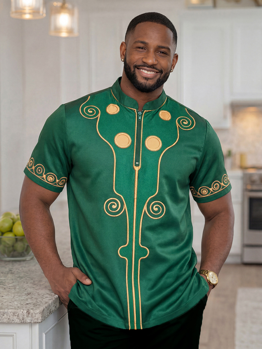 Men'S Fashion Uk 2026 - T-shirt Dashiki Taglia US UK, Abito