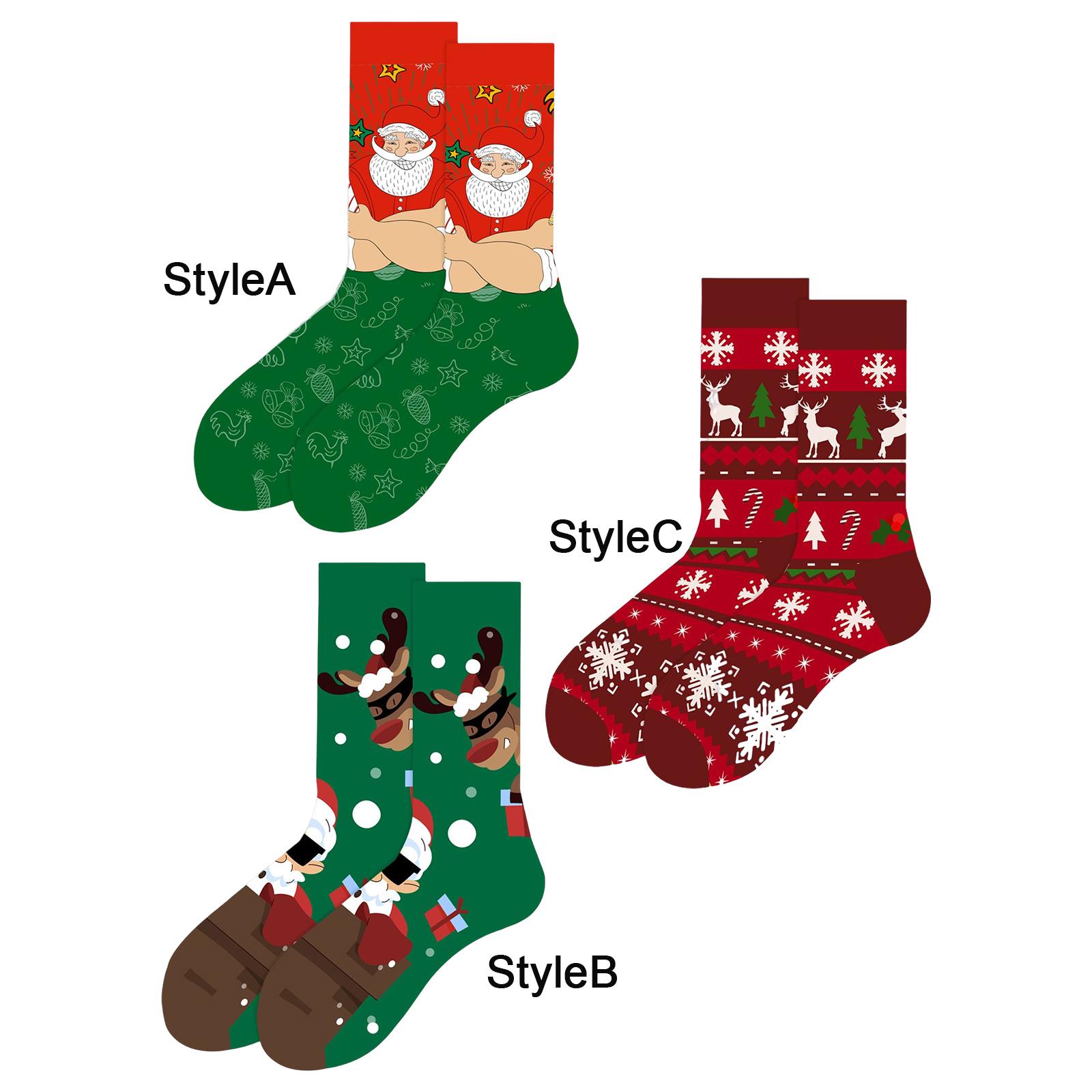Mens Xmas Fashion - Calzini natalizi alla moda, calzini lunghi
