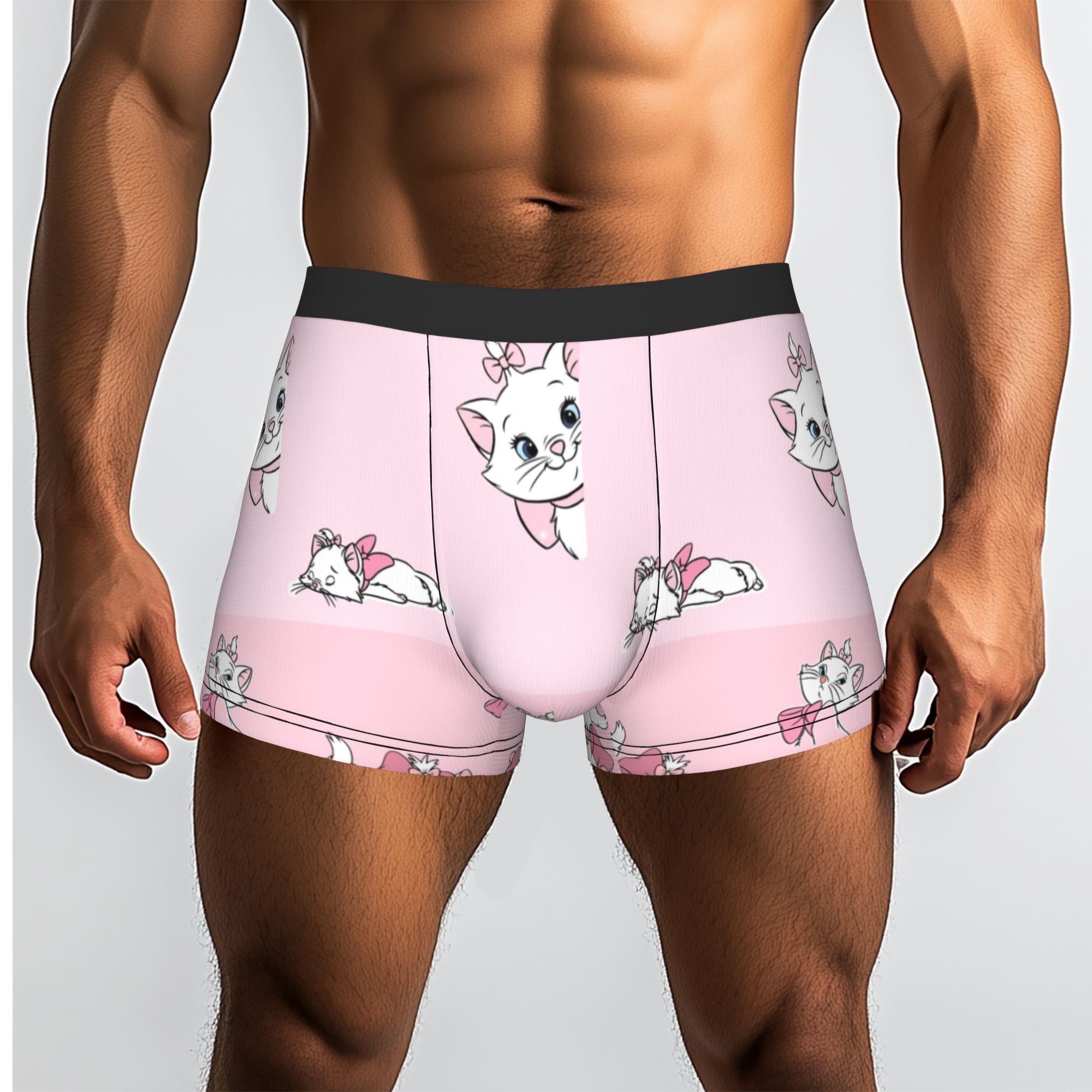 Men'S Fashion Underwear - Boxer Personalizzati con Gatto M-Marie, Slip