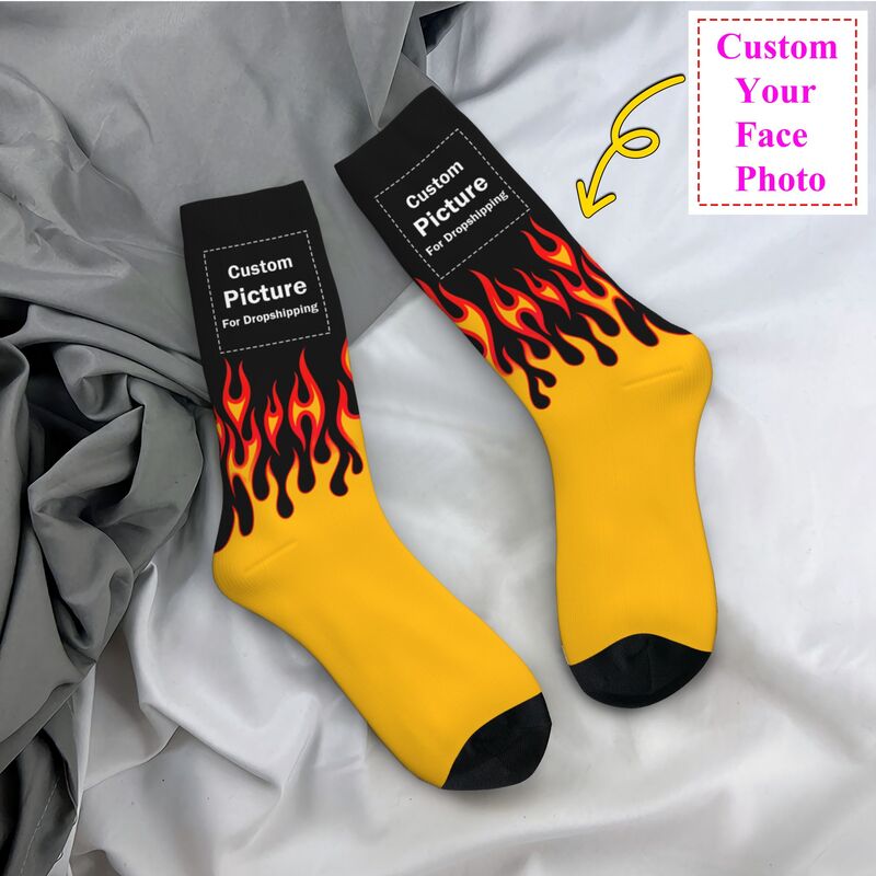 Men'S Fashion Logo - Calzini eleganti con logo fotografico personalizzato