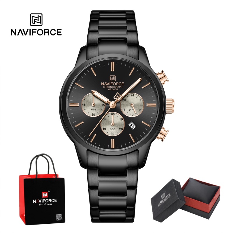 Men'S Fashion Box - Orologio da Polso NAVIFORCE per Uomo,