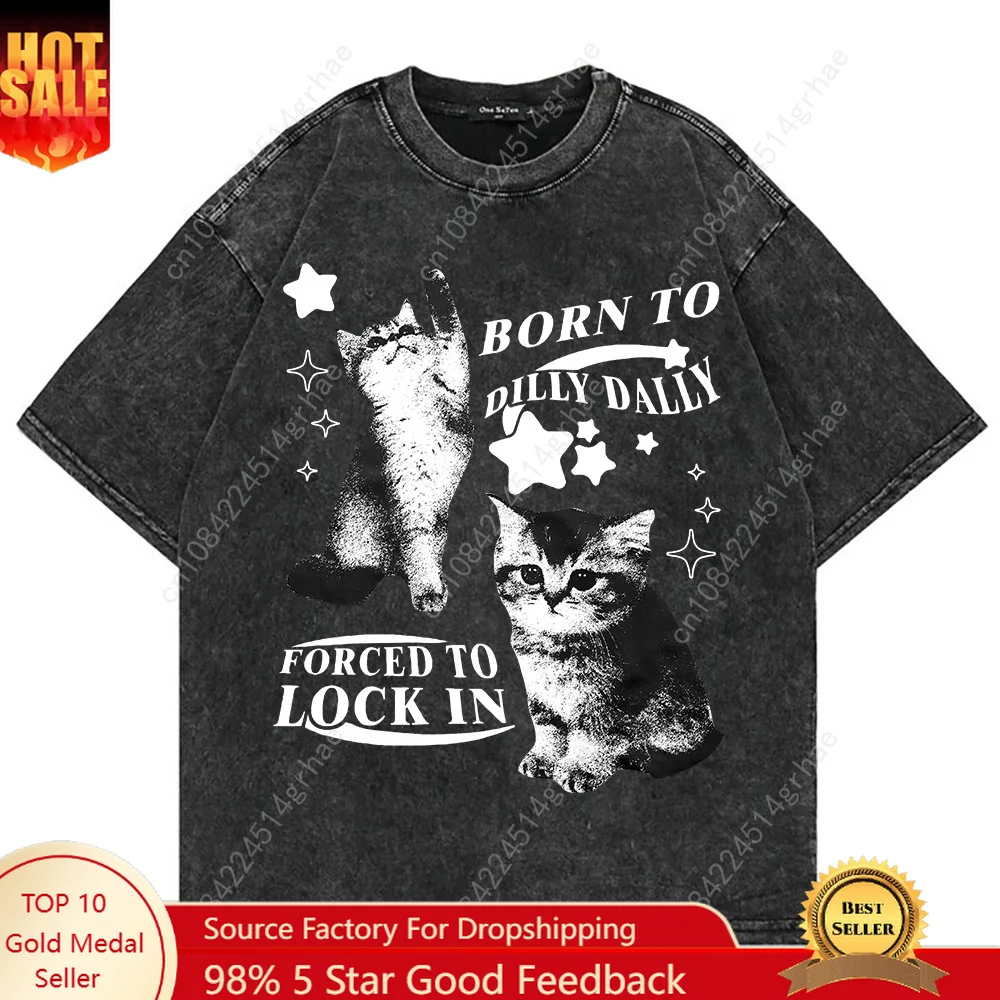 Men'S Fashion V Neck T Shirts - T-Shirt Vintage in Cotone 100% con