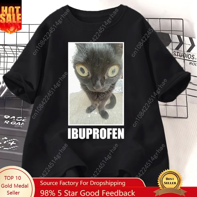 Men'S Fashion V Neck T Shirts - Divertenti Magliette con Grafica Ibuprofen e