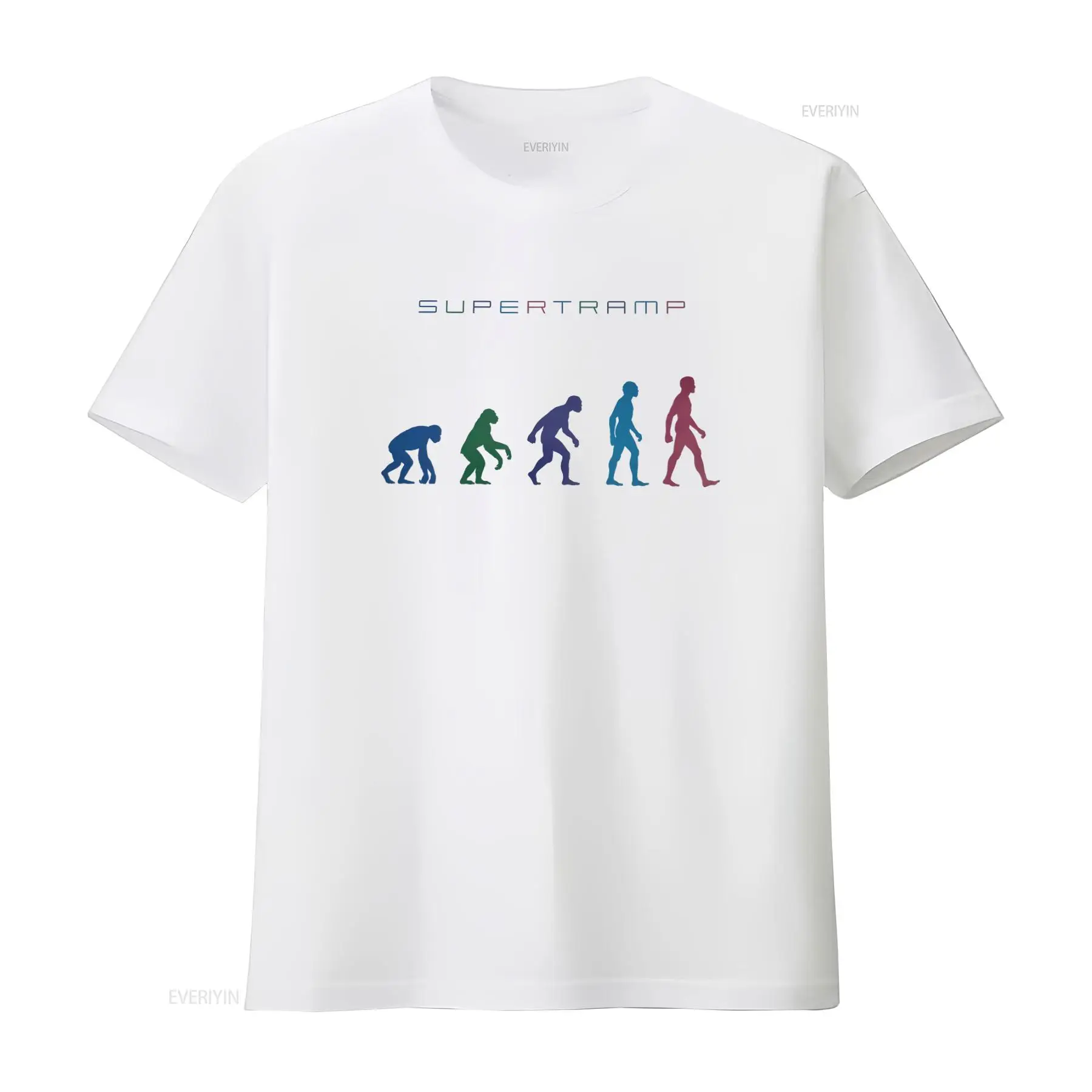 Men'S Fashion Evolution - T-shirt Evolution Rock Music Supertramp Stile