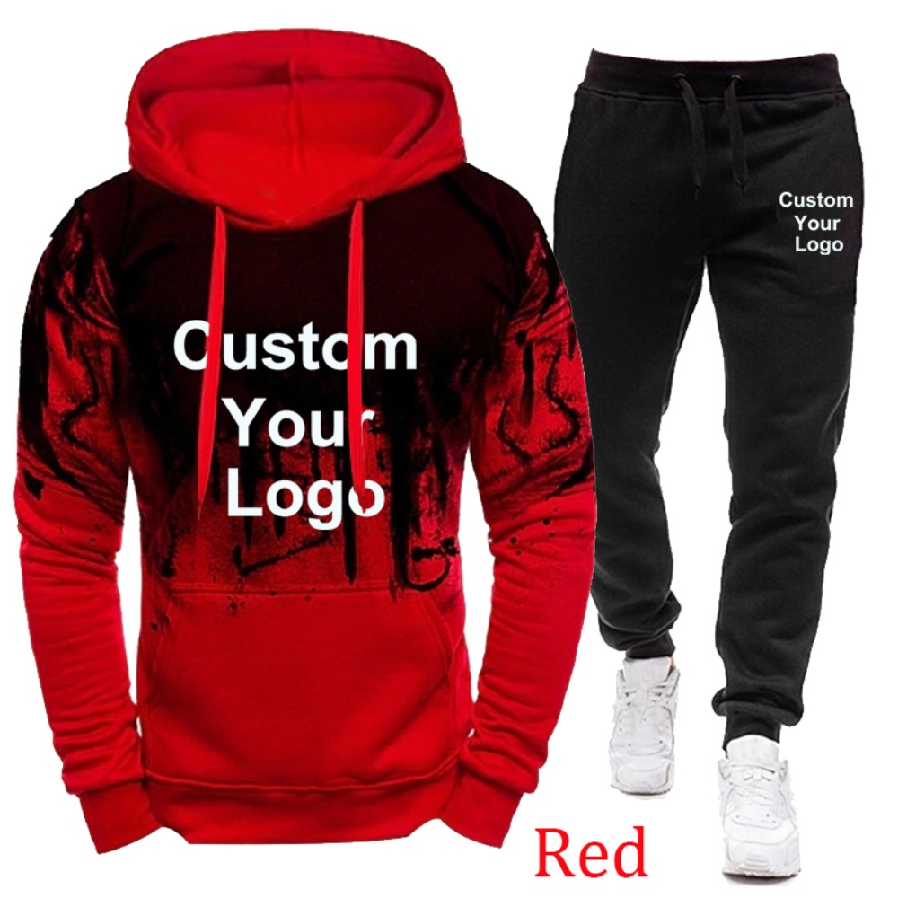 Men'S Fashion Logo - Tuta Sportiva da Uomo Personalizzabile con