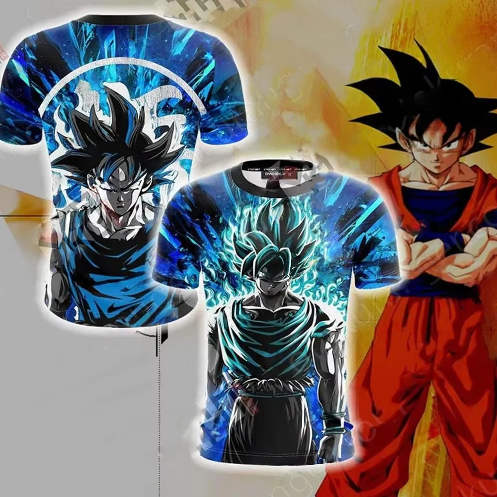 Men'S Fashion Evolution - T-shirt Estiva 2026 Dragon Ball Goku