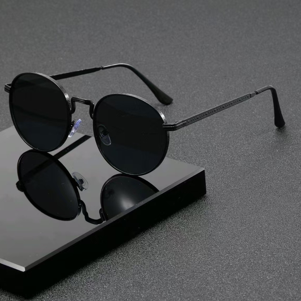 Men'S Fashion Old Money - Occhiali da Sole Rotondi Classici alla