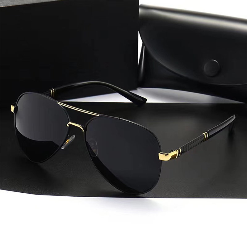 Men'S Fashion Old Money - Occhiali da sole polarizzati in metallo