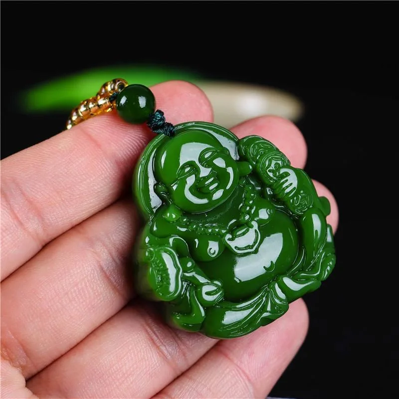 Cinese Verde Giada Buddha Mait - Men'S Fashion Usa recensione e prezzo