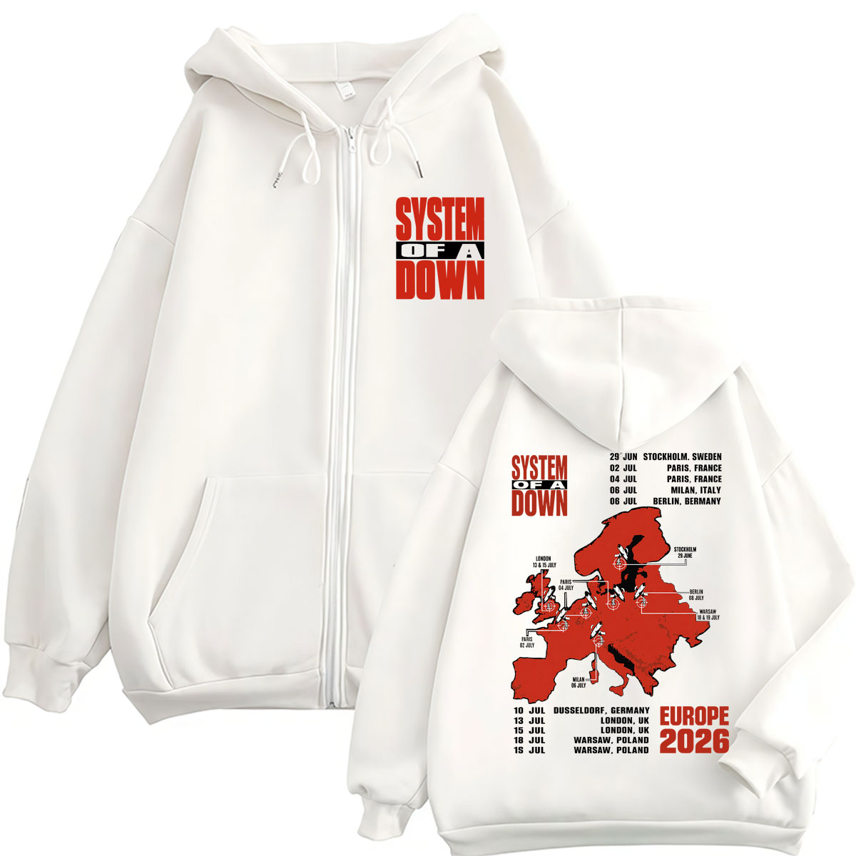 Felpa con cappuccio con zip Sy - Men'S Fashion Uk 2026 recensione e prezzo