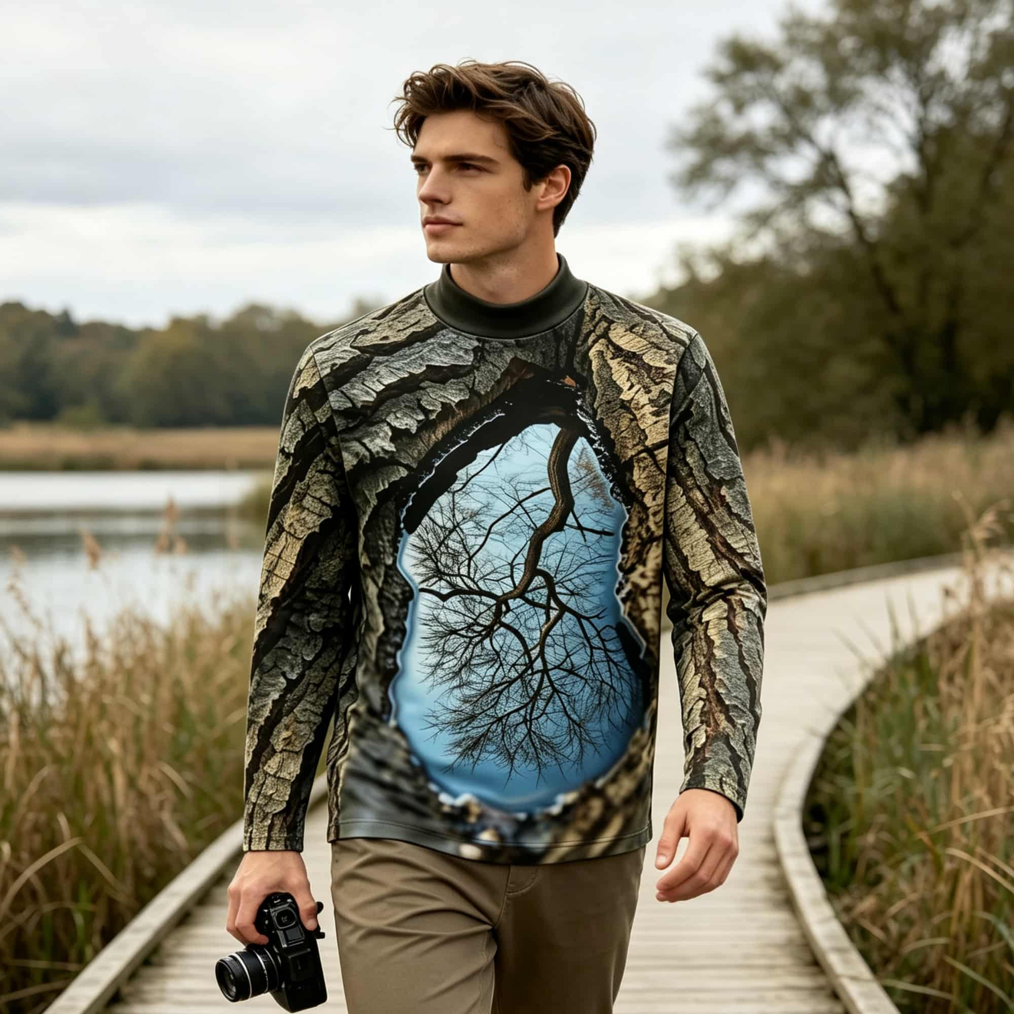 Maglietta a Maniche Lunghe con - Men'S Fashion Usa recensione e prezzo