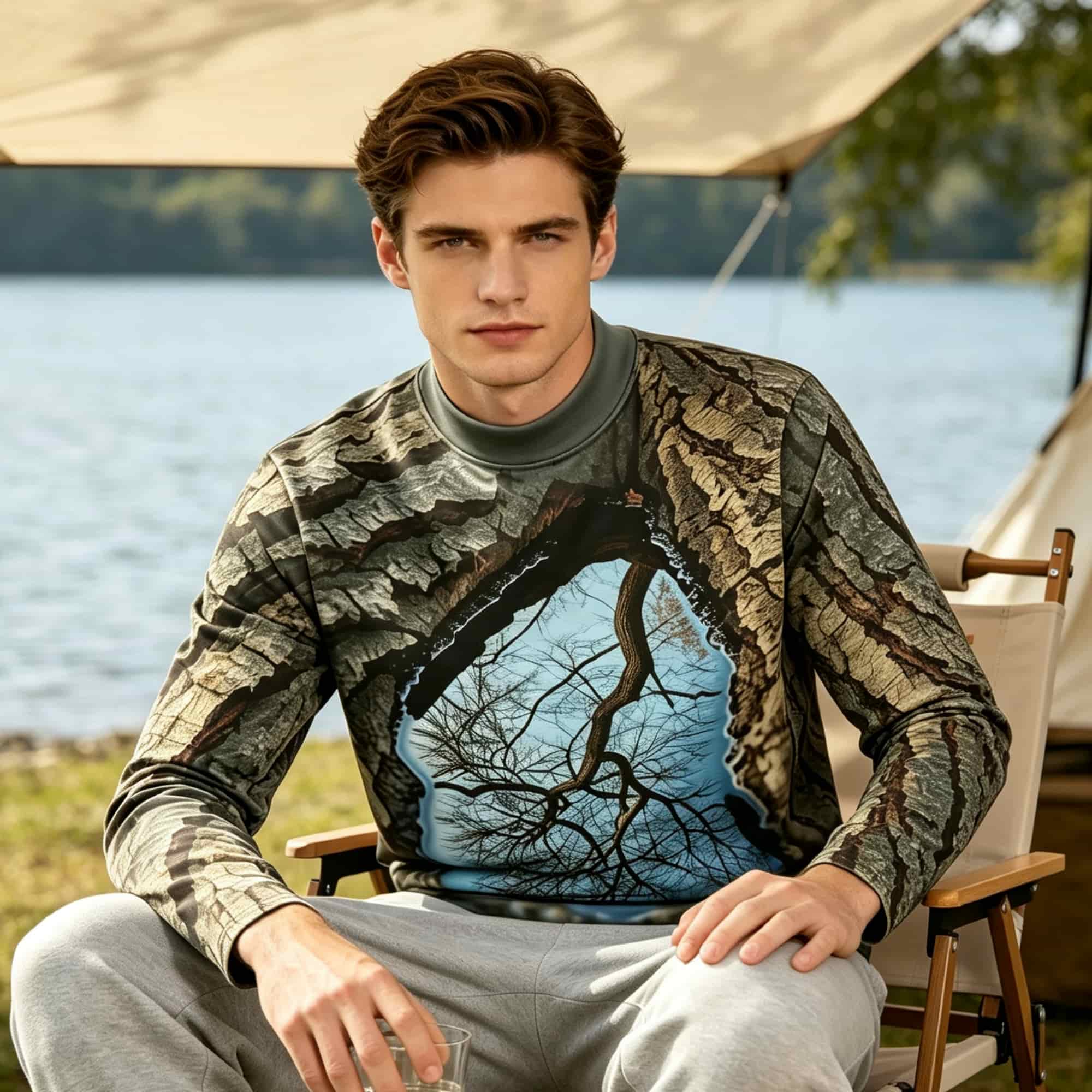 Maglietta a Maniche Lunghe con - Men'S Fashion Usa recensione e prezzo