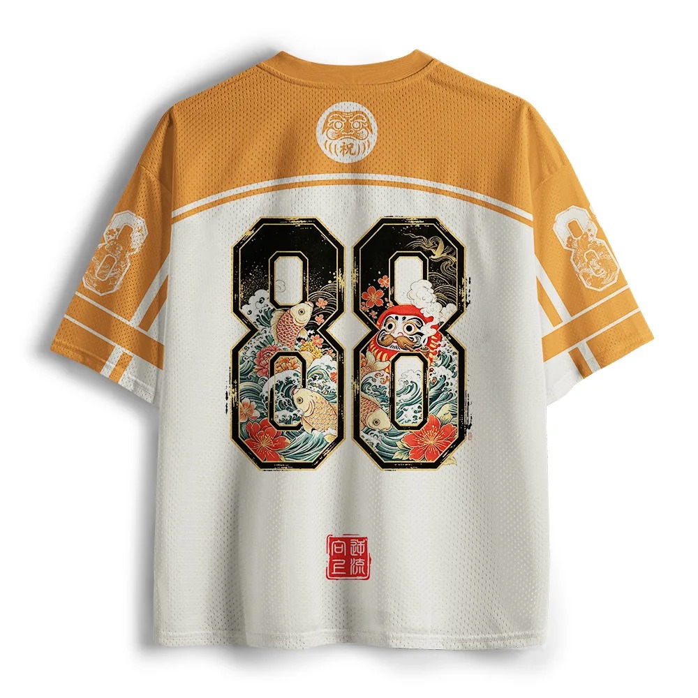 Dharma Koi Ukiyo-e T-shirt Spo - Men'S Fashion V Neck T Shirts recensione e prezzo