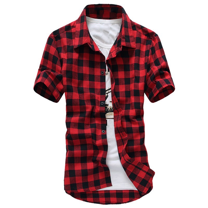 Camicia a quadri rossa e nera  - Men'S Fashion Uk 2026 recensione e prezzo