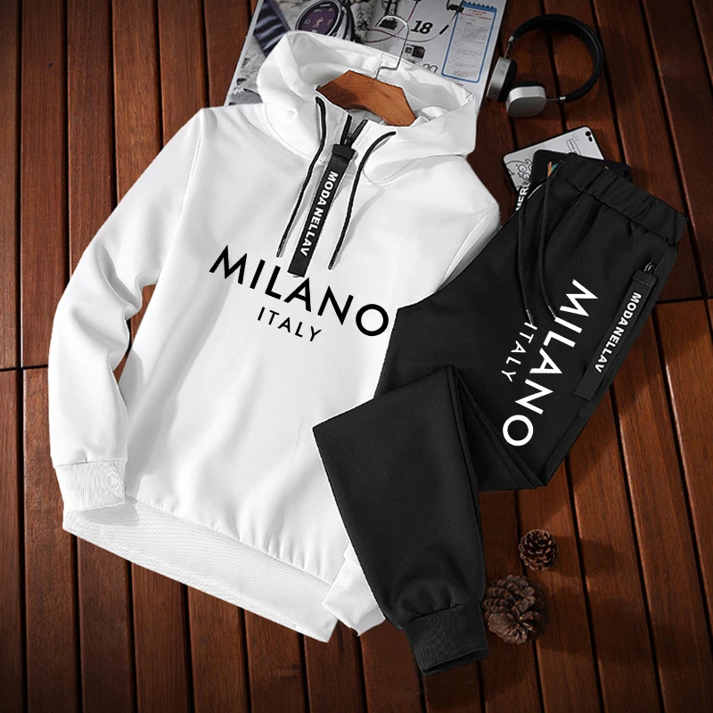 Tuta da uomo alla moda, felpa  - Streetwear Hoodie recensione e prezzo