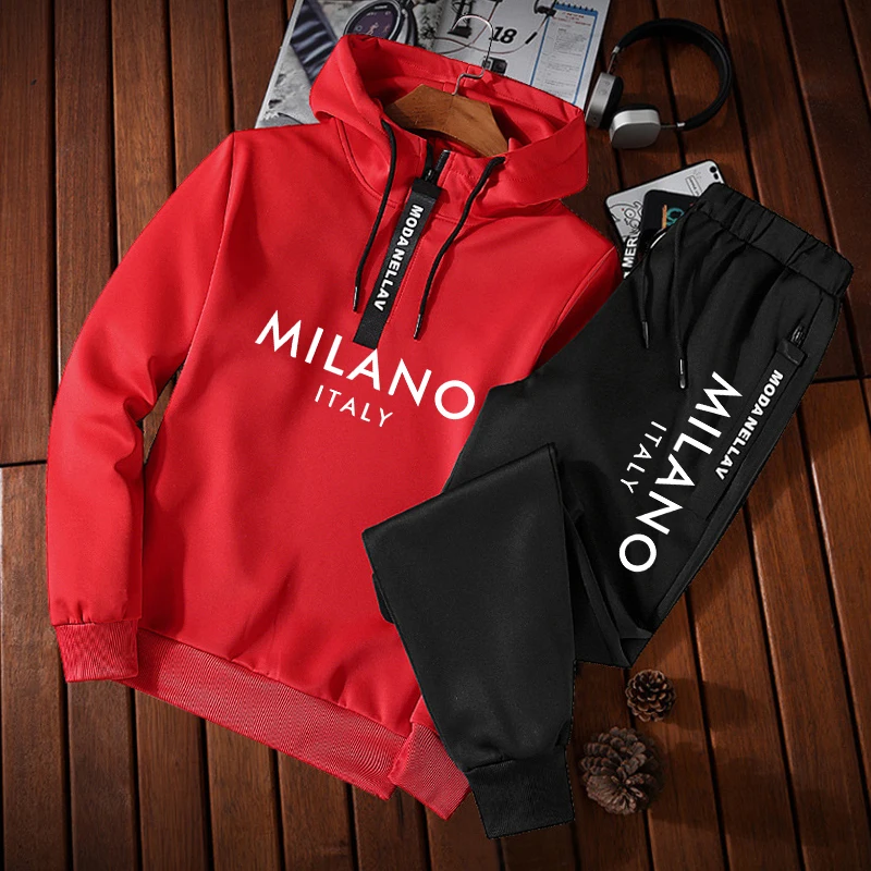 Tuta da uomo alla moda, felpa  - Streetwear Hoodie recensione e prezzo