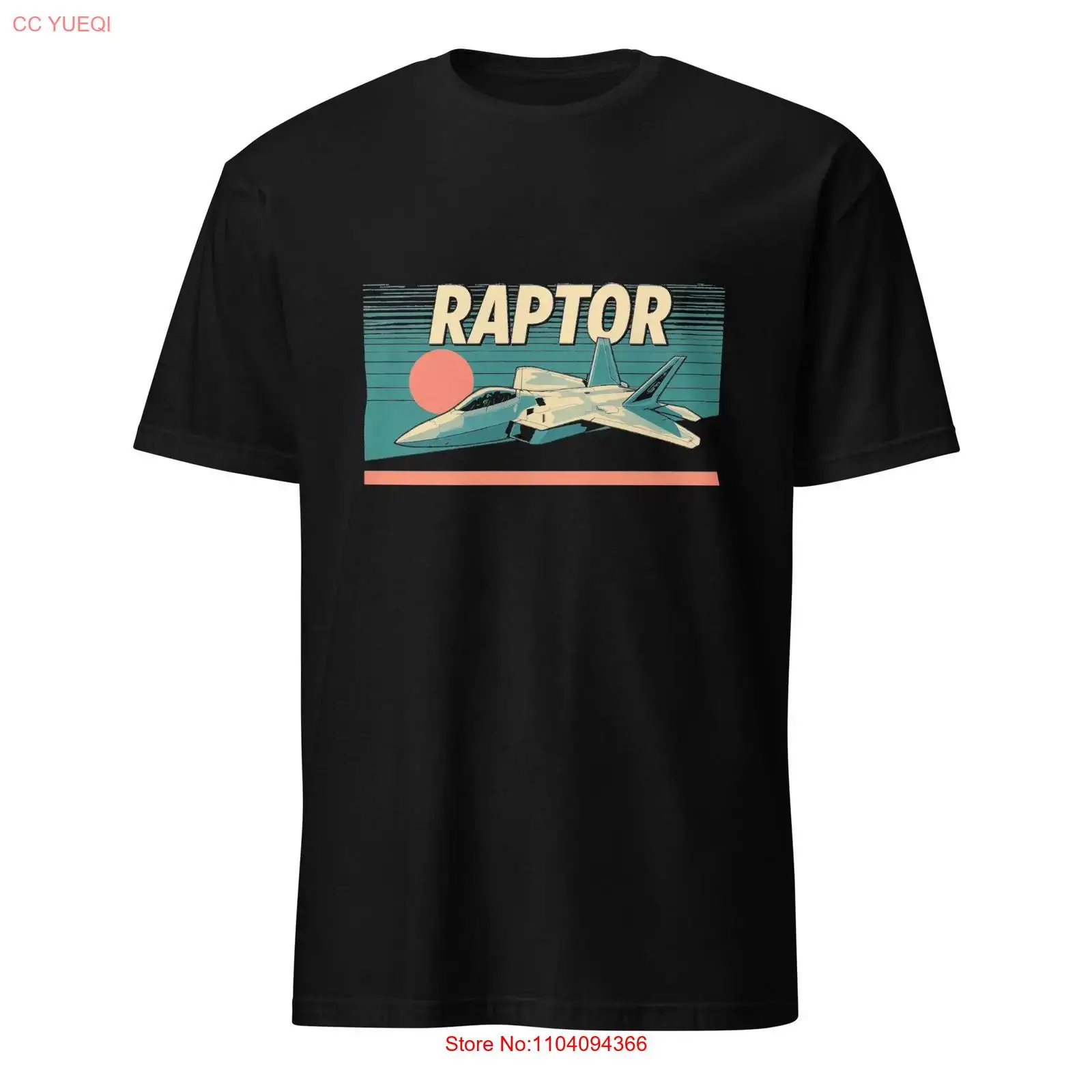 F 22 Raptor Retro Sun T Shirt  - Military Shirt Men recensione e prezzo