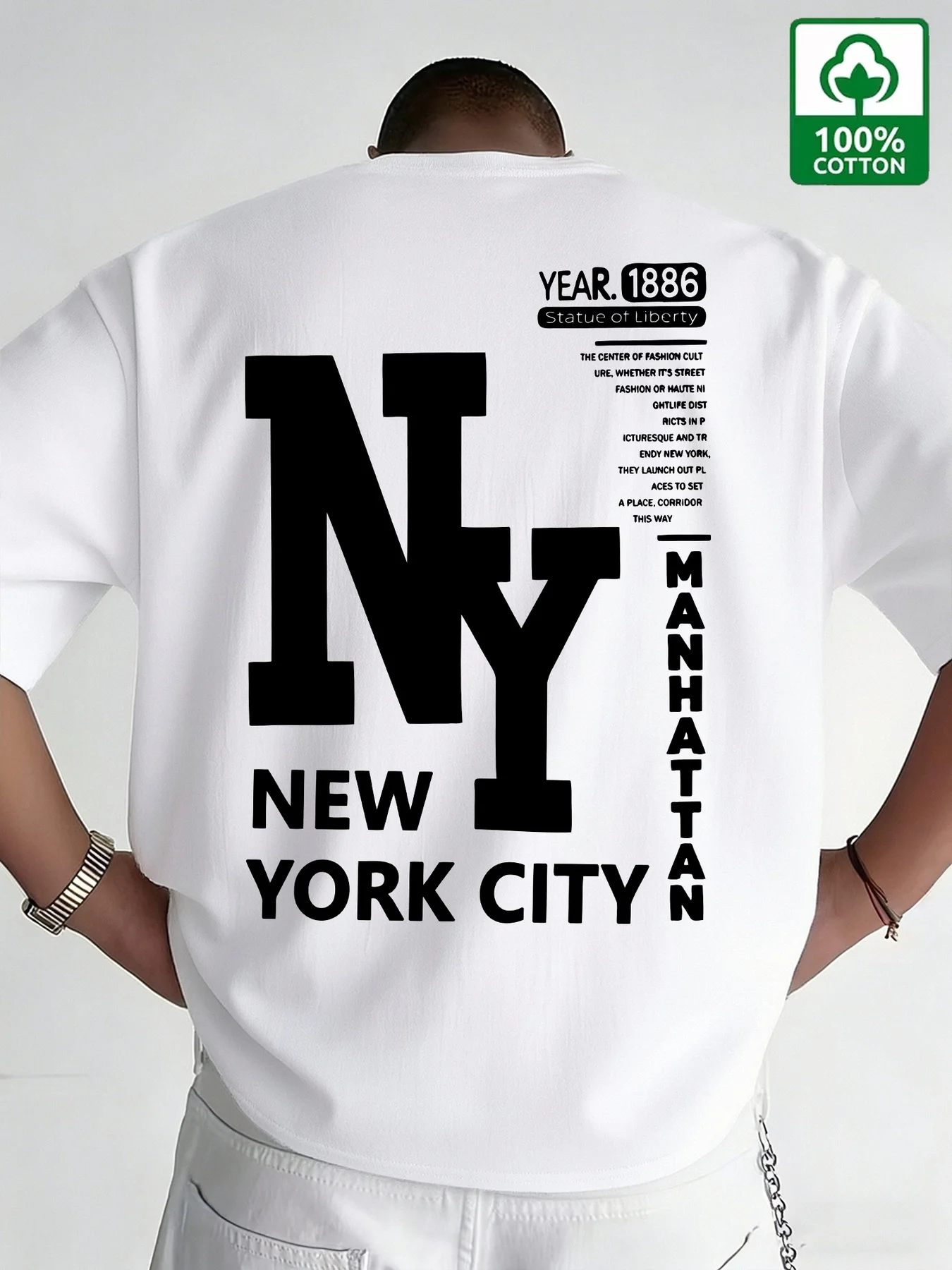 T-Shirt da Uomo NYC in Cotone  - Men'S Fashion Nyc recensione e prezzo