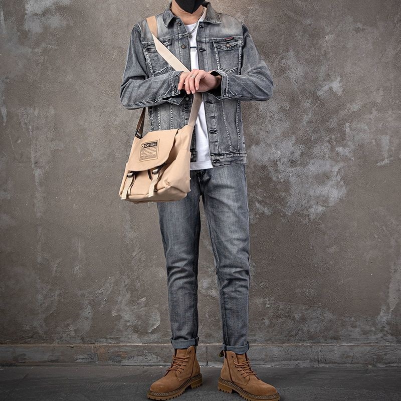 2026 Giacca di Jeans Casual da - Men'S Fashion Loose Pants recensione e prezzo