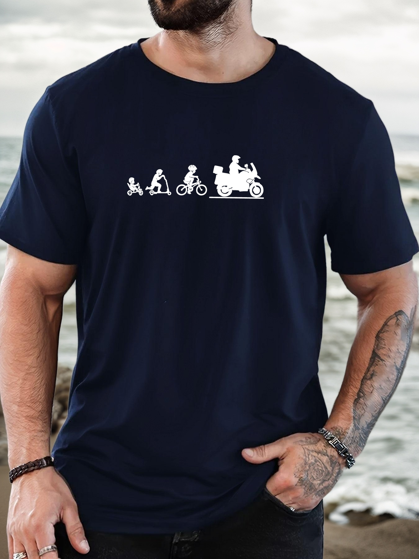Maglietta casual da uomo nera  - Men'S Fashion Evolution recensione e prezzo