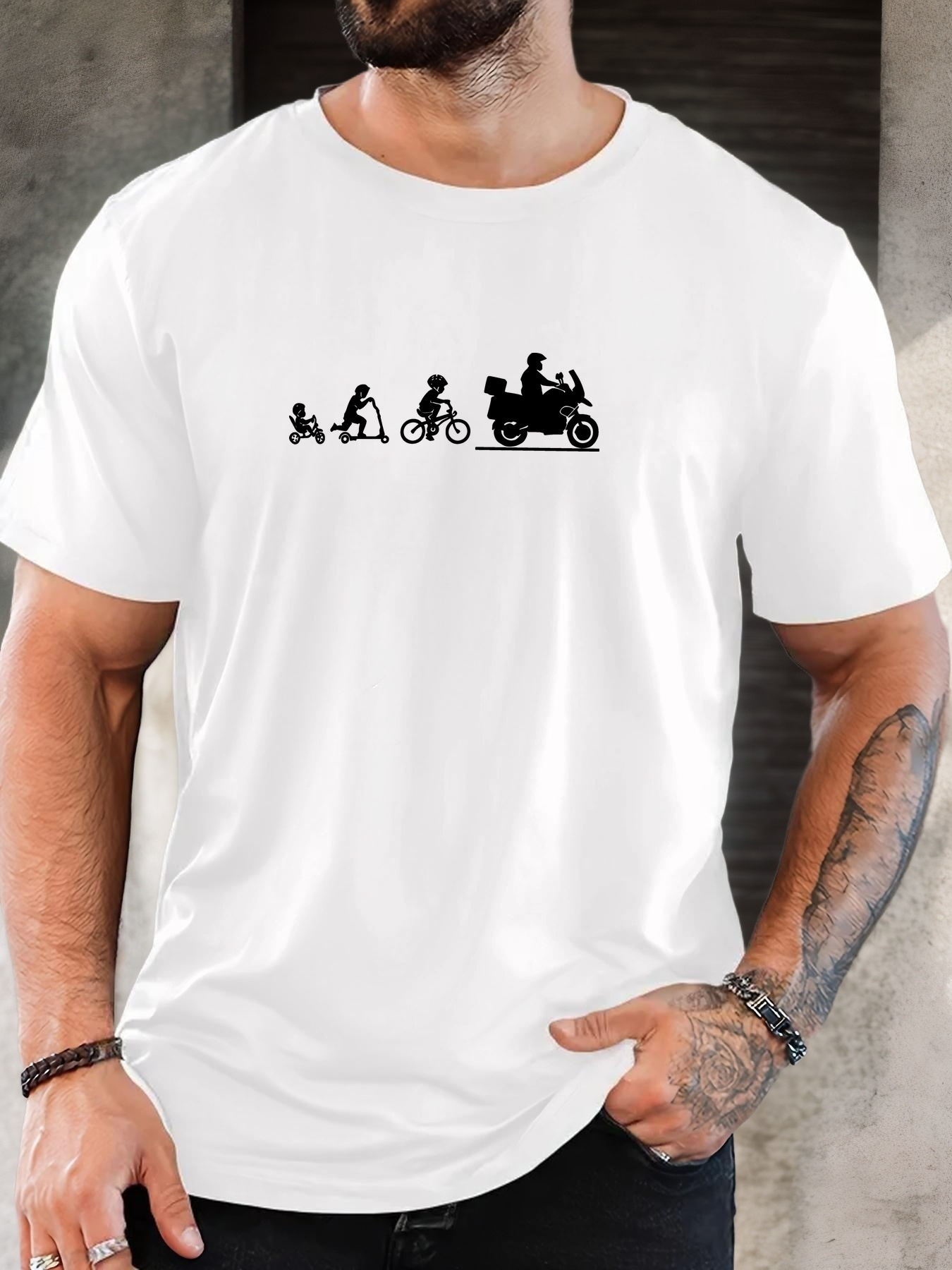 Maglietta casual da uomo nera  - Men'S Fashion Evolution recensione e prezzo