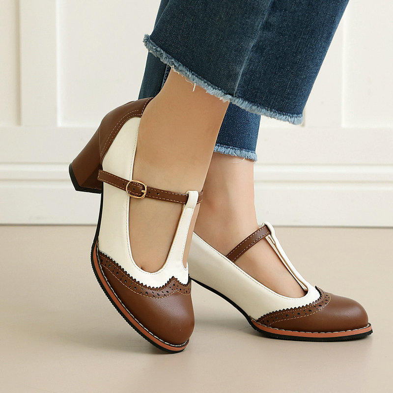 Scarpe Mary Jane da Donna con  - Oxford Shoes Brogue recensione e prezzo