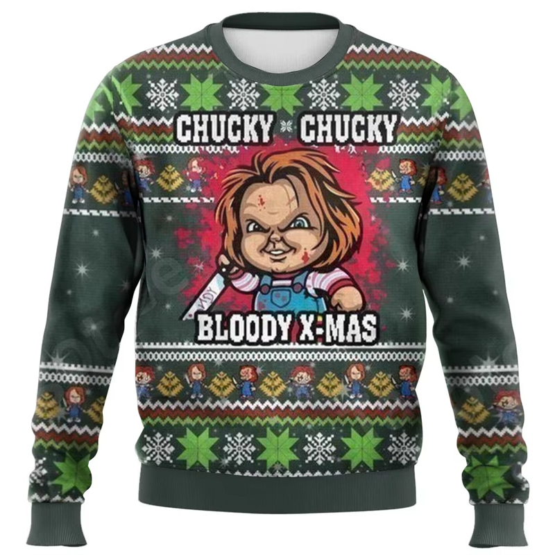 Fashion Chucky Graphic Ugly Ch - Mens Xmas Fashion recensione e prezzo