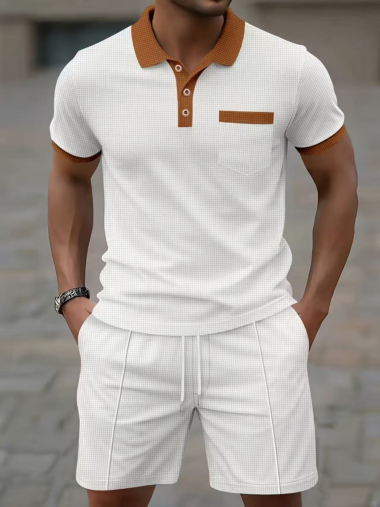 Completo set estivo da uomo: T - Men'S Fashion V Neck T Shirts recensione e prezzo