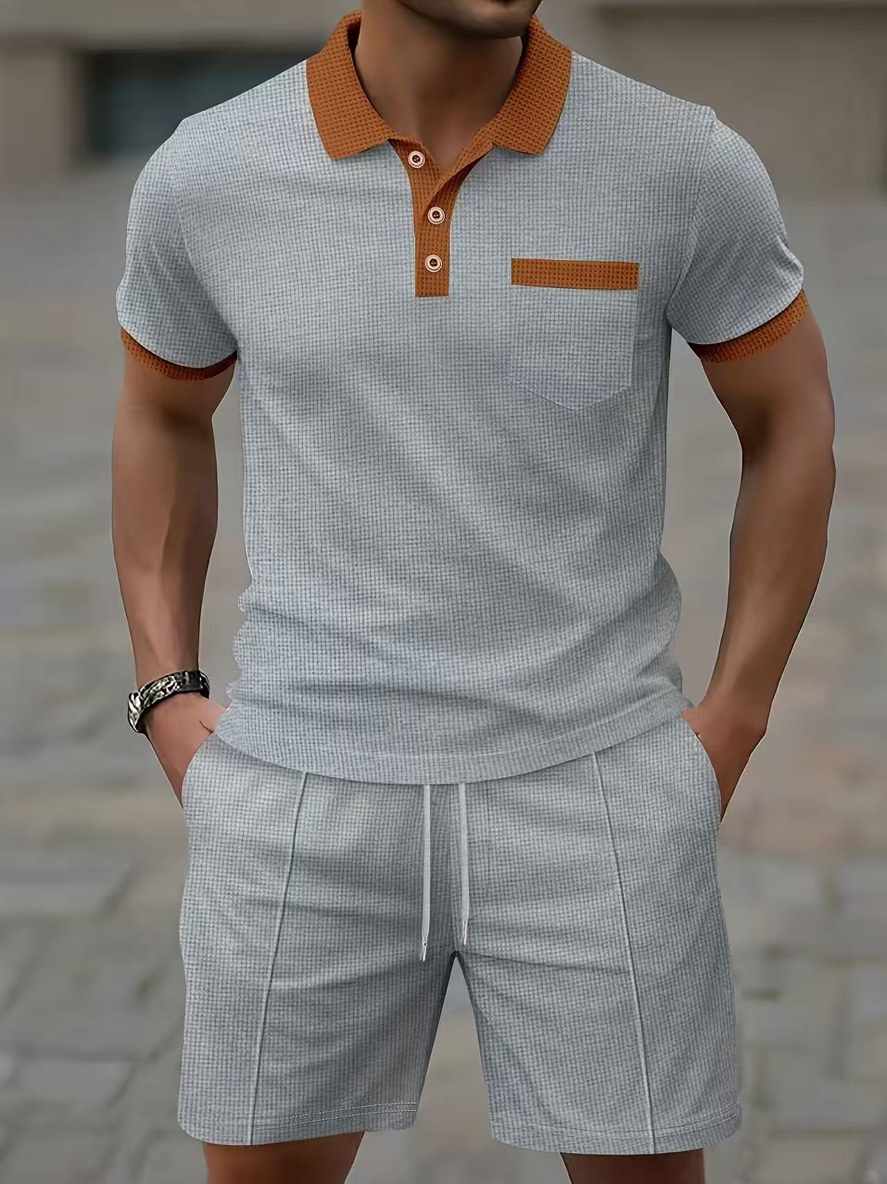 Completo set estivo da uomo: T - Men'S Fashion V Neck T Shirts recensione e prezzo