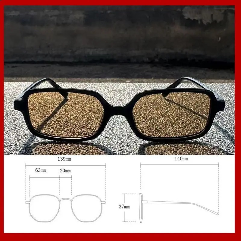 Nuovi Occhiali da Sole Rettang - Men'S Fashion Old Money recensione e prezzo